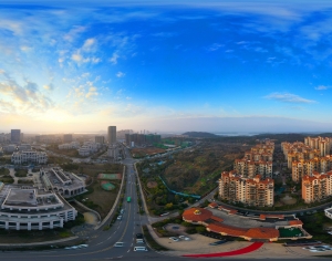HDR黄昏晨曦城市全景-ID:196940904