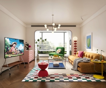 Modern A Living Room-ID:127613073