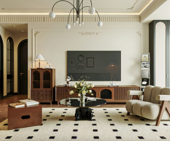 French Style A Living Room-ID:791975026
