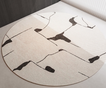 Modern Circular Carpet-ID:633281953