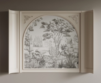 French Style TV Wall-ID:283035994