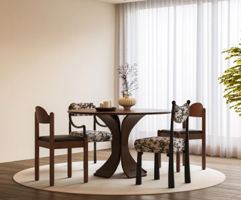 French Style Dining Table And Chairs-ID:448779114
