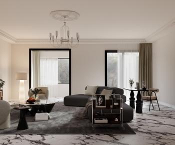 French Style A Living Room-ID:485775951