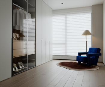 Modern Clothes Storage Area-ID:310460096