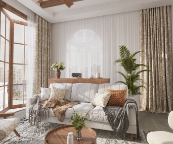 Modern A Living Room-ID:530301096