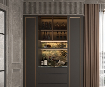 Modern Wine Cabinet-ID:722770932