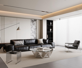 Modern A Living Room-ID:682874922