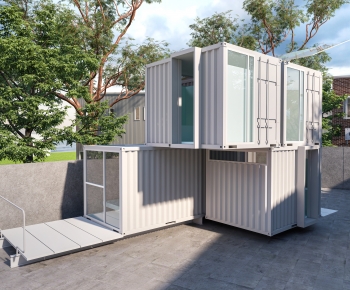 Modern Appearance Of Commercial Building-ID:979635005