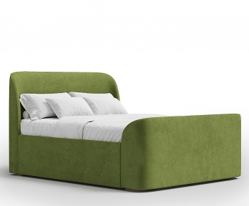 Modern Double Bed-ID:571098092