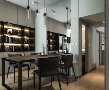 Modern Dining Room-ID:851233014