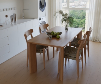 Modern Dining Table And Chairs-ID:758285059