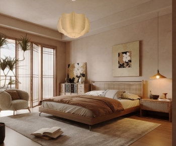 Japanese Style Bedroom-ID:645160721