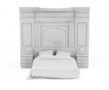 European Style Double Bed-ID:262562048