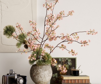 Wabi-sabi Style Flower Arrangement-ID:604388951