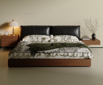 Modern Double Bed-ID:260831125