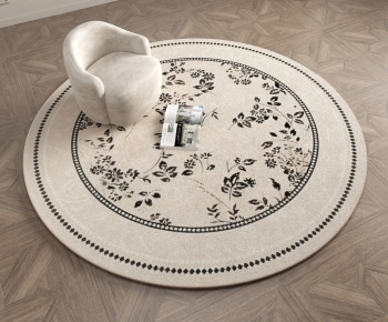 French Style Circular Carpet-ID:814425959