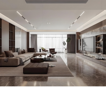 Modern A Living Room-ID:991153009