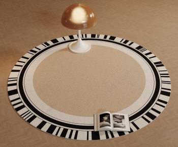 Modern Circular Carpet-ID:697844037