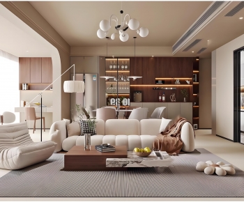 Modern A Living Room-ID:436362983