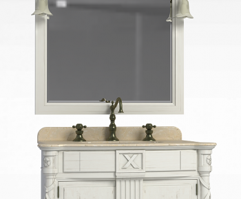 European Style Bathroom Cabinet-ID:171909373