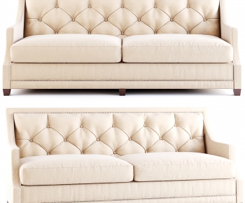 Simple European Style A Sofa For Two-ID:997966054