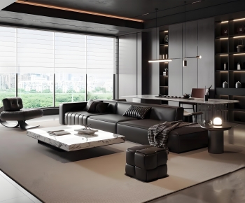 Modern A Living Room-ID:122592939