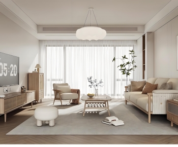 Nordic Style A Living Room-ID:123055932