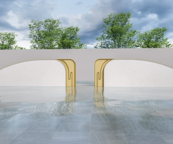 Modern Landscape Wall-ID:408020972