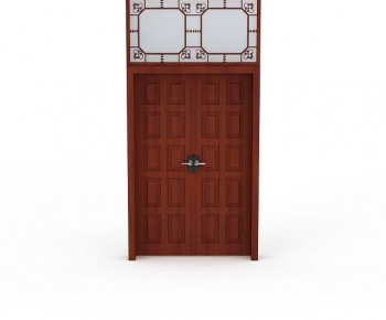 New Chinese Style Double Door-ID:965852984