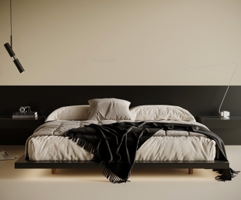 Modern Double Bed-ID:350880639
