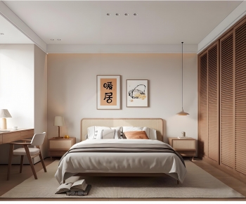 Japanese Style Bedroom-ID:724289476