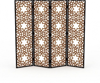 New Chinese Style Wooden Screen Partition-ID:882754099