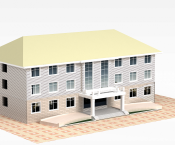 Modern Appearance Of Commercial Building-ID:427380088