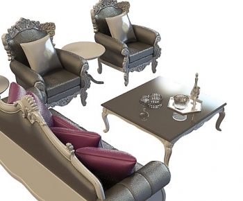 European Style Sofa Combination-ID:537435055