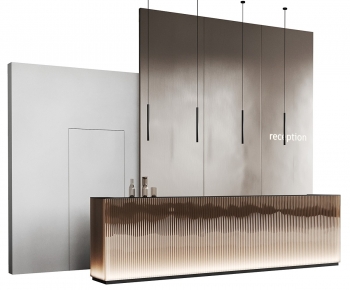 Modern Reception Desk-ID:179724935
