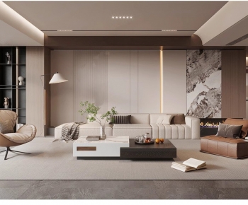 Modern A Living Room-ID:764369016