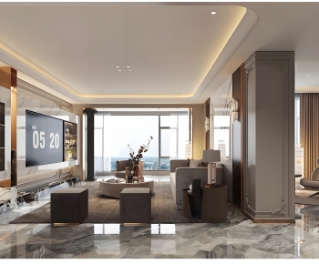 Modern A Living Room-ID:915844922