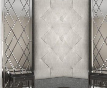 Simple European Style TV Wall-ID:164289957