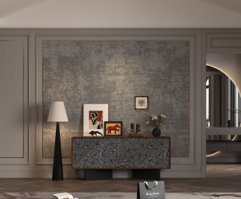 Modern Entrance Cabinet-ID:401864055