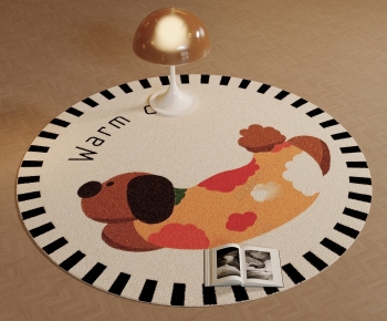 Modern Circular Carpet-ID:413805018