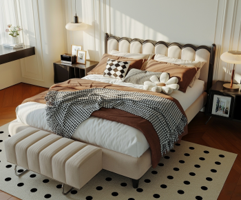 French Style Double Bed-ID:542843109