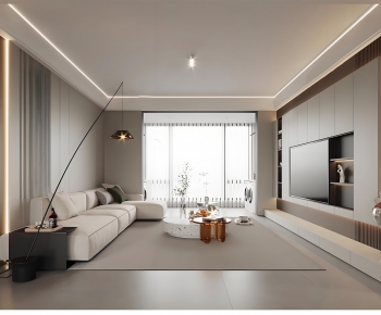 Modern A Living Room-ID:238354929