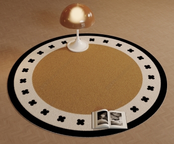 Modern Circular Carpet-ID:745649102