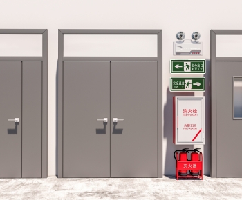 Modern Fire Door-ID:563899997