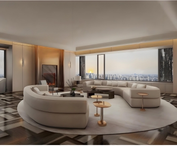 Modern A Living Room-ID:469203953