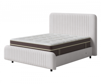 Modern Double Bed-ID:813591964