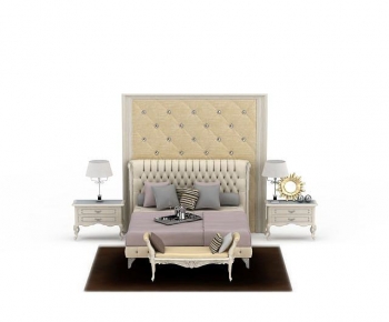 European Style Double Bed-ID:442709927