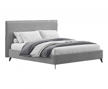 Modern Double Bed-ID:534054041