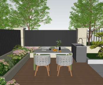 Modern Courtyard/landscape-ID:747966056