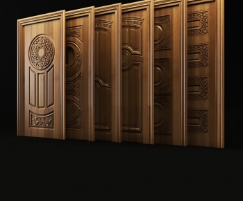 European Style Single Door-ID:451292991